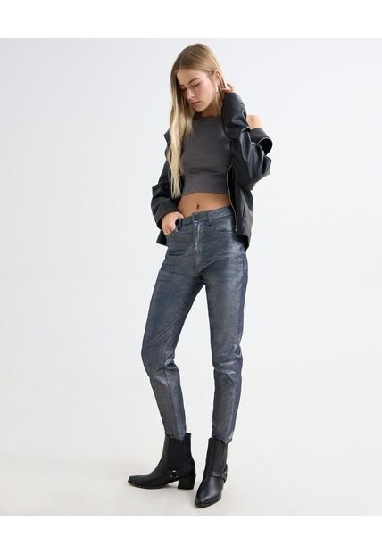 Jean Para Mujer Mom Color Gris  Marca Seven Seven #28160900