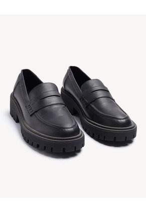 Mocasines  Para Hombre  Color Negro Marca Seven Seven #45680002