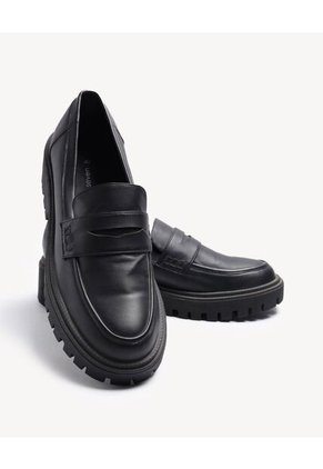 Mocasines  Para Hombre  Color Negro Marca Seven Seven #45680002
