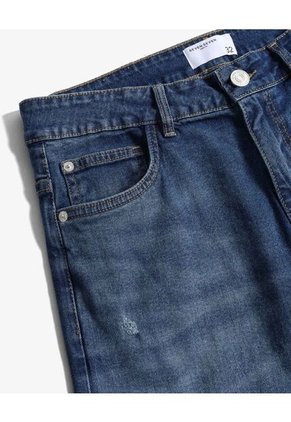 Jean  Para Hombre Slim Color Azul Marca Seven Seven #45160629