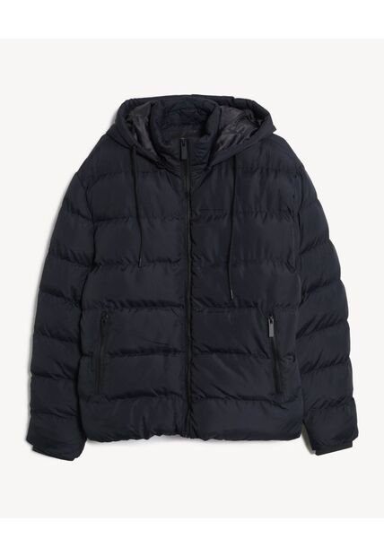 Chaqueta  Para Hombre Acolchada Color Negro Marca Seven Seven #45080505