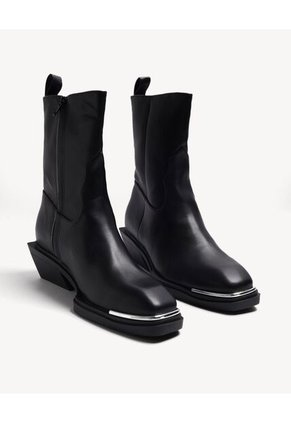 Botas  Para Mujer Botin Color Negro Marca Seven Seven #28670084