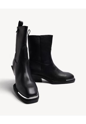 Botas  Para Mujer Botin Color Negro Marca Seven Seven #28670084