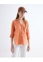 Blusa  Para Mujer Manga Larga Color Naranja Marca Seven Seven #28124137 de Seven Seven