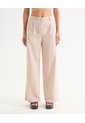 Pantalón Casual En Efecto Rústico  Para Mujer Marfil Seven Seven de Seven Seven