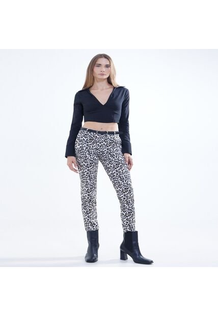 Pantalon Para Mujer Chino Color Beige Marca Seven Seven #28071655