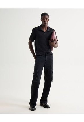 Jean Para Hombre Straight Color Negro Marca Seven Seven #45160588