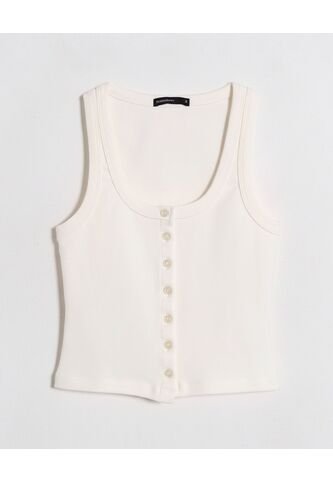 Camiseta  Para Mujer Manga Sisa Moda Color Crema Marca Seven Seven #28096623 Seven Seven