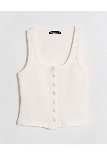 Camiseta  Para Mujer Manga Sisa Moda Color Crema Marca Seven Seven #28096623