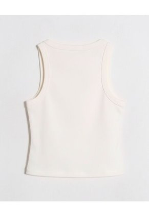 Camiseta  Para Mujer Manga Sisa Moda Color Crema Marca Seven Seven #28096623