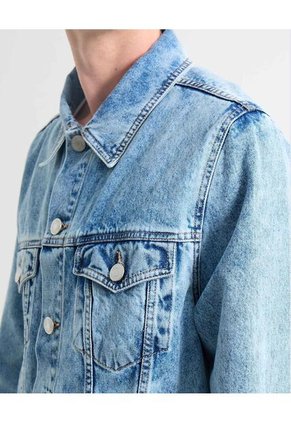 Chaqueta Para Hombre Trucker Color Azul Marca Seven Seven #45080466