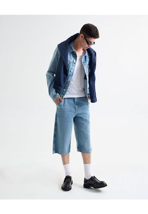 Chaqueta Para Hombre Trucker Color Azul Marca Seven Seven #45080466