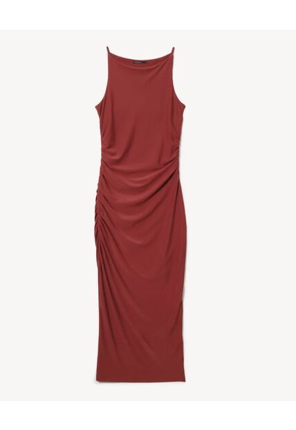 Vestido  Para Mujer M/Sisa Medio Color Vino Marca Seven Seven #28171510