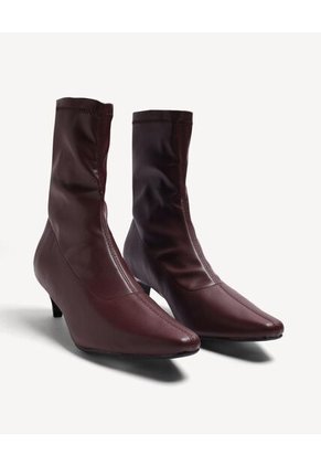 Botas  Para Mujer Botin Color Café Marca Seven Seven #28670086