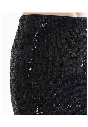 Falda Para Mujer Medio Color Negro Marca Seven Seven #28140894