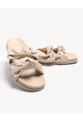 Sandalias  Para Mujer Sandalia Color Beige Marca Seven Seven #28690097