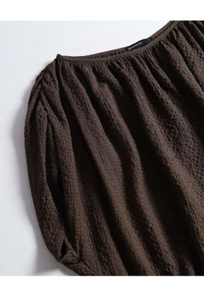 Blusa Para Mujer Manga Corta Color Café Marca Seven Seven #28124166