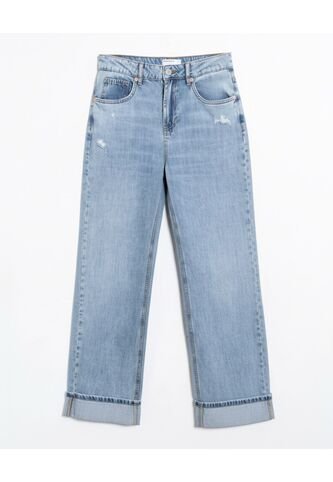 Jean  Para Mujer Straight Color Azul Marca Seven Seven #28160996 Seven Seven