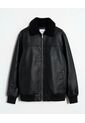 Chaqueta  Para Hombre Shearling Color Negro Marca Seven Seven #45080495 de Seven Seven
