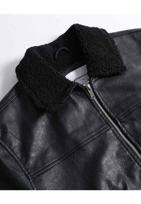 Chaqueta  Para Hombre Shearling Color Negro Marca Seven Seven #45080495