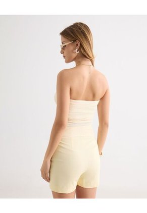 Camiseta  Para Mujer Straple Color Amarillo Marca Seven Seven #28096633