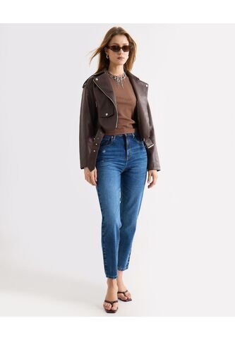 Jean  Para Mujer Mom Color Azul Marca Seven Seven #28161006 Seven Seven