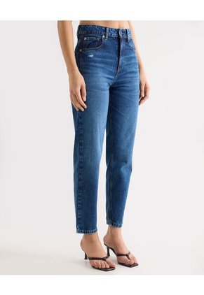 Jean  Para Mujer Mom Color Azul Marca Seven Seven #28161006