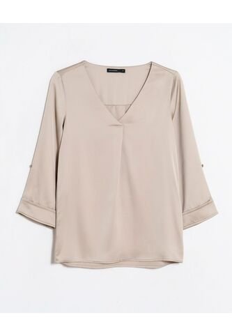 Blusa  Para Mujer Manga 3/4 Color Crema Marca Seven Seven #28124155 Seven Seven