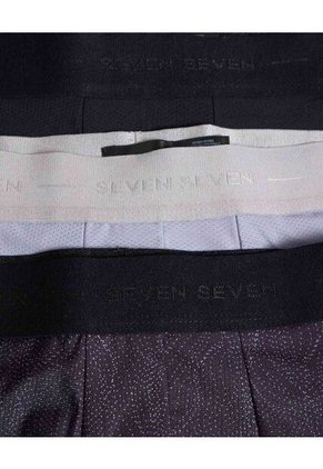 Boxer  Para Hombre Filete Medio Microfibra Color Gris Marca Seven Seven #45000392