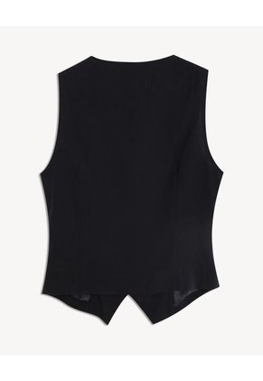 Chaleco  Para Mujer Plano Color Negro Marca Seven Seven #28250160