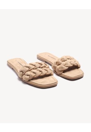 Sandalias  Para Mujer Sandalia Color Beige Marca Seven Seven #28690098