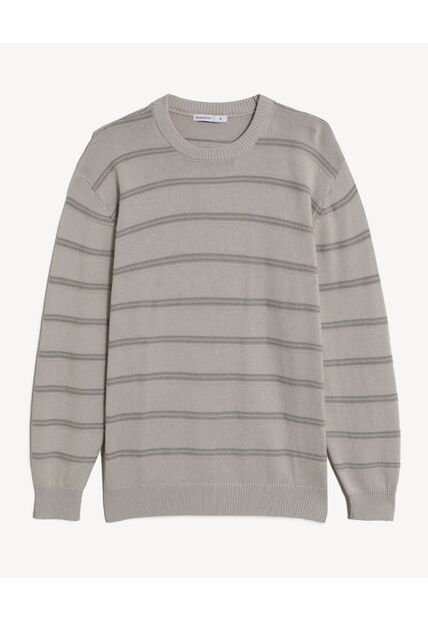 Saco  Para Hombre Cuello Redondo Color Café Marca Seven Seven #45330262