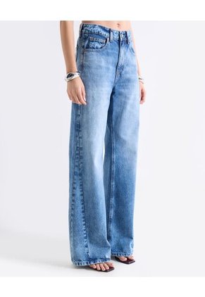 Jean  Para Mujer Wide-Leg Color Azul Marca Seven Seven #28161009