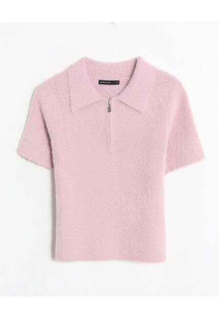 Camiseta  Para Mujer Manga Corta Moda Color Celeste Marca Seven Seven #28096576