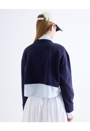 Buzo  Para Mujer Cuello V Color Azul Marca Seven Seven #28060466