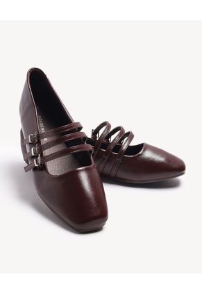 Baletas  Para Mujer  Color Vino Marca Seven Seven #28660017