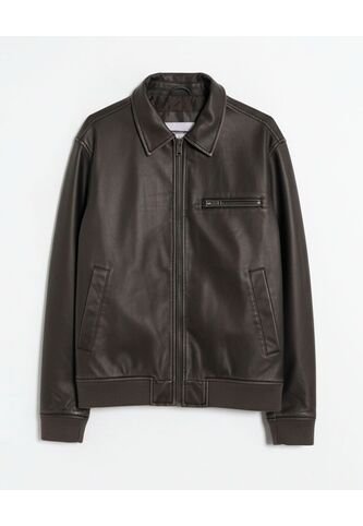 Chaqueta  Para Hombre Pu Color Café Marca Seven Seven #45080508 Seven Seven