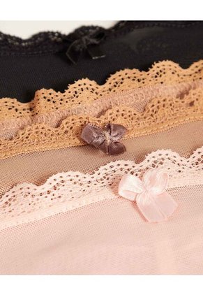 Panty Para Mujer Cachetero Color Negro Marca Seven Seven #28800107