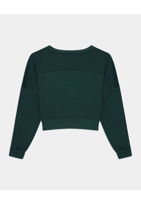 Buzo  Para Mujer Cuello Redondo Color Esmeralda Marca Seven Seven #28060365