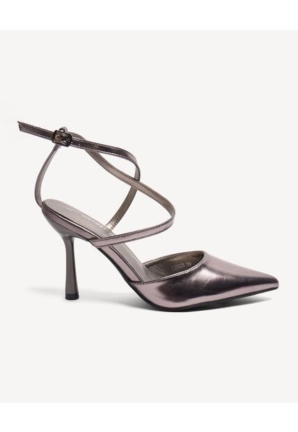 Tacos  Para Mujer  Color Plata Marca Seven Seven #28710026