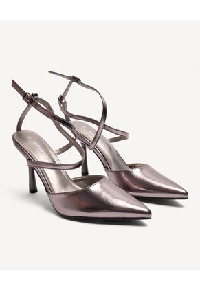 Tacos  Para Mujer  Color Plata Marca Seven Seven #28710026