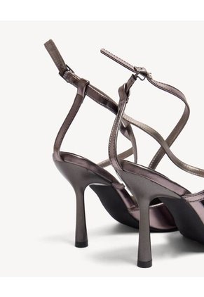 Tacos  Para Mujer  Color Plata Marca Seven Seven #28710026