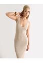 Vestido  Para Mujer M/Sisa Medio Color Beige Marca Seven Seven #28171486 de Seven Seven