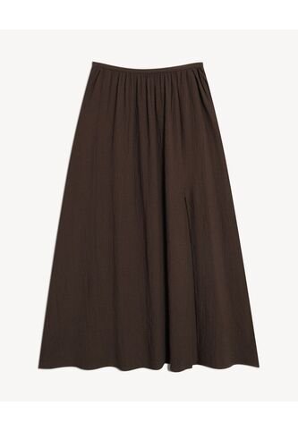 Falda  Para Mujer Largo Color Café Marca Seven Seven #28140984 Seven Seven