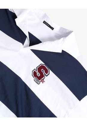 Camiseta  Para Mujer Manga Larga Moda Color Azul Marca Seven Seven #28096515