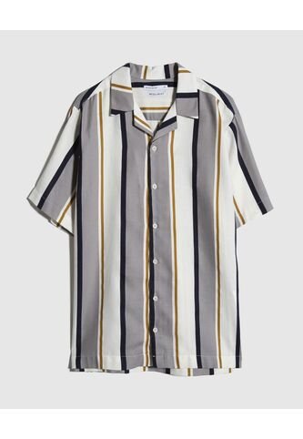 Camisa Para Hombre Manga Corta  Color Gris Oscuro Marca Seven Seven #45012048 Seven Seven