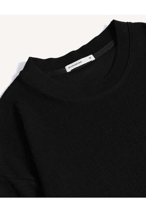 Camiseta  Para Hombre Manga Corta Cuello Redondo Color Negro Marca Seven Seven #45092848