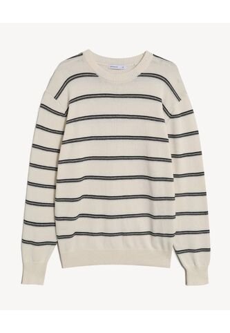 Saco  Para Hombre Cuello Redondo Color Beige Marca Seven Seven #45330261 Seven Seven