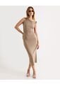Vestido  Para Mujer M/Sisa Largo Color Beige Marca Seven Seven #28171507 de Seven Seven