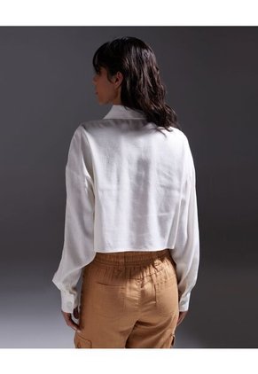 Blusa  Para Mujer Manga Larga Color Marfil Marca Seven Seven #28123825